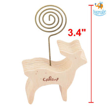 Load image into Gallery viewer, Animal Wooden Memo & Photo Holder - Set of 2