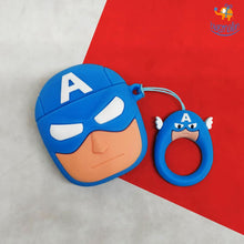 Load image into Gallery viewer, Captain America AirPods Case