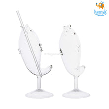 Load image into Gallery viewer, Fish Cocktail Glass with Straw