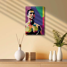 Load image into Gallery viewer, Cristiano Ronaldo WPAP Wall Art