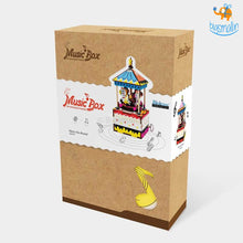 Load image into Gallery viewer, DIY Music Box Wooden Puzzle - Merry-Go-Round