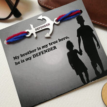 Load image into Gallery viewer, Defender Bro Rakhi Keychain