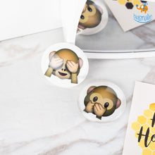 Load image into Gallery viewer, Emoji Crystal Glass Fridge Magnets- Set of 2