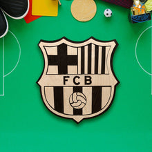 Load image into Gallery viewer, Barcelona Engraved Wooden Crest