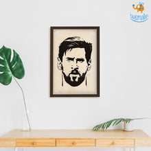 Load image into Gallery viewer, Footballer Engraved Wooden Frame (19 x 13 inches)