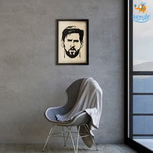 Load image into Gallery viewer, Footballer Engraved Wooden Frame (19 x 13 inches)