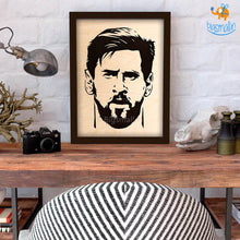 Load image into Gallery viewer, Footballer Engraved Wooden Frame (19 x 13 inches)