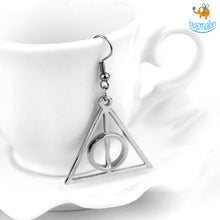 Load image into Gallery viewer, Official Harry Potter Deathly Hallow Earrings
