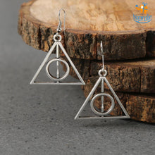 Load image into Gallery viewer, Official Harry Potter Deathly Hallow Earrings