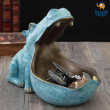 Load image into Gallery viewer, Hippopotamus Storage Table Decorative