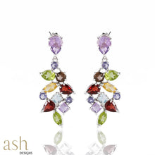 Load image into Gallery viewer, Dancing Spring Gemstone Earrings