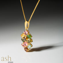 Load image into Gallery viewer, Moana Gemstone Pendant with Chain