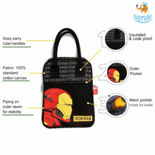 Load image into Gallery viewer, Iron Man Canvas Lunch Bag
