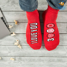 Load image into Gallery viewer, I Love You 3000 Socks - Iron Man