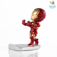 Load image into Gallery viewer, Iron Man Bobblehead Mobile Stand (Hand-Painted)