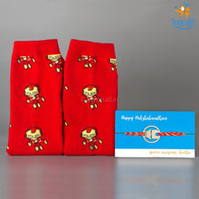 Load image into Gallery viewer, Iron Man Rakhi Gift Set