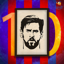 Load image into Gallery viewer, Footballer Engraved Wooden Frame (19 x 13 inches)