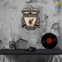 Load image into Gallery viewer, Liverpool Engraved Wooden Crest