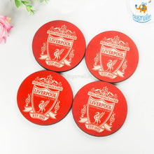 Load image into Gallery viewer, Liverpool Wooden Coasters - Set of 4