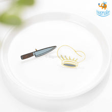 Load image into Gallery viewer, Chef Lapel Pin - Set of 2