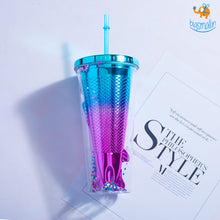 Load image into Gallery viewer, Mermaid Sipper With Straw