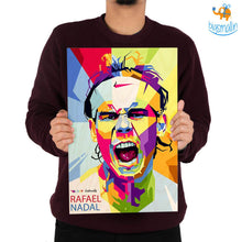 Load image into Gallery viewer, Rafael Nadal Printed Wooden Frame