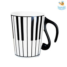 Load image into Gallery viewer, Piano Keyboard Mug With Lid