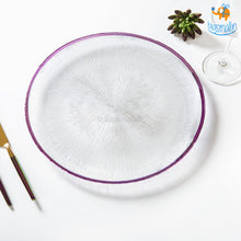 Load image into Gallery viewer, Purple Haze Glass Plates - Set of 3