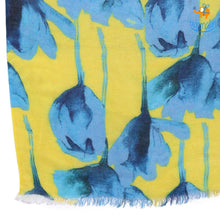 Load image into Gallery viewer, Azure Blue Tulip Modal Scarf