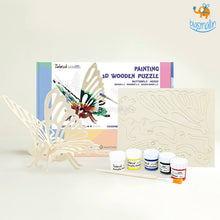 Load image into Gallery viewer, Painting 3D Wooden Puzzle - Butterfly