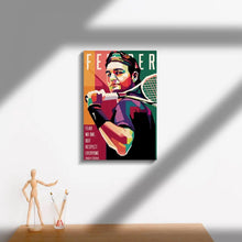 Load image into Gallery viewer, Roger Federer Wooden Wall Art