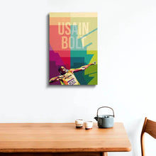 Load image into Gallery viewer, Usain Bolt Wooden Wall Art