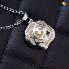 Load image into Gallery viewer, Glow In The Dark Rose Pendant