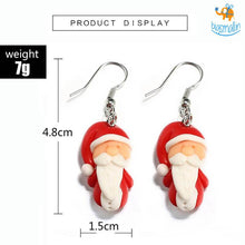 Load image into Gallery viewer, Santa Earrings