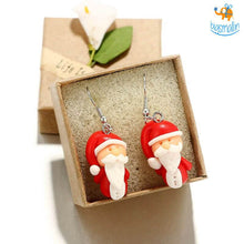 Load image into Gallery viewer, Santa Earrings