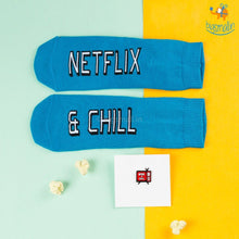 Load image into Gallery viewer, Netflix & Chill Combo - Socks and Pin
