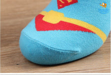 Load image into Gallery viewer, Superman Cartoon Socks