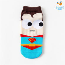 Load image into Gallery viewer, Superman Cartoon Socks