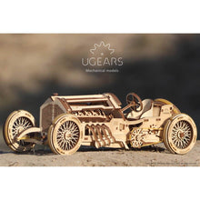 Load image into Gallery viewer, Ugears U-9 Grand Prix Car Mechanical Puzzle