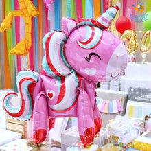 Load image into Gallery viewer, Unicorn Shaped Inflatable Foil Balloon