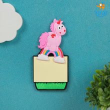 Load image into Gallery viewer, Unicorn Sticky Notes with Magnetic Back