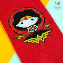 Load image into Gallery viewer, Wonder Woman Cartoon Socks
