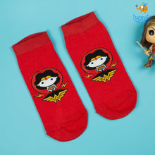 Load image into Gallery viewer, Wonder Woman Cartoon Socks