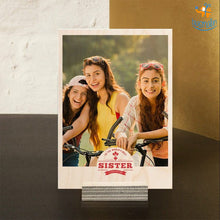 Load image into Gallery viewer, Best Sister Personalized Wooden Print Frame | COD not available