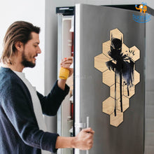 Load image into Gallery viewer, Wooden Batman Puzzle Fridge Magnets - Set Of 15