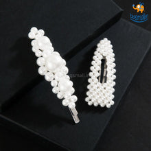 Load image into Gallery viewer, Pearl Hair Clips - Set of 2