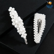 Load image into Gallery viewer, Pearl Hair Clips - Set of 2
