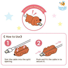 Load image into Gallery viewer, Animal Bites iPhone Cable Protector
