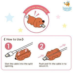 Animal Bites iPhone Cable Protector