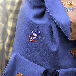 Captain America Metallic Lapel Pin